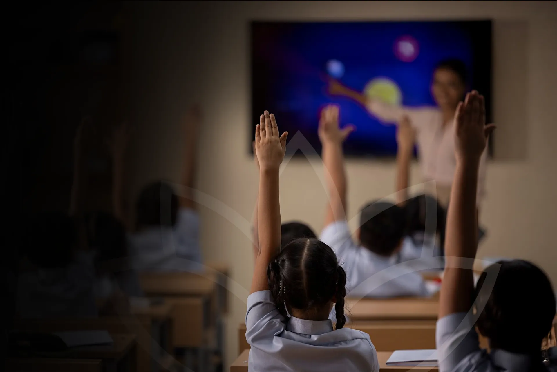 Students in classroom